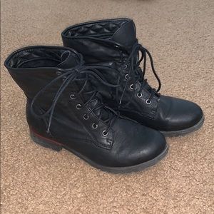 Black boots